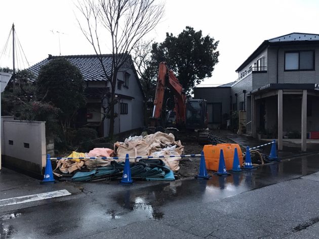 富山市の株式会社エイキ　木の伐採