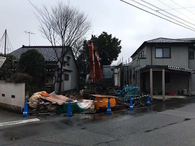 富山市の株式会社エイキ　木の伐採