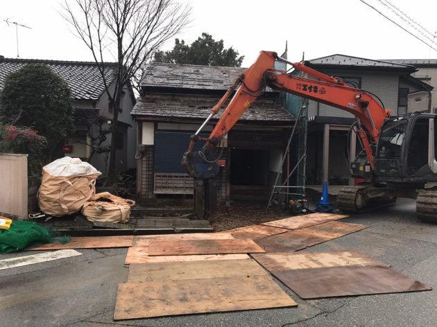 富山市の株式会社エイキ　木の伐採