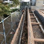 一階屋根解体２－１　一階屋根の辺１