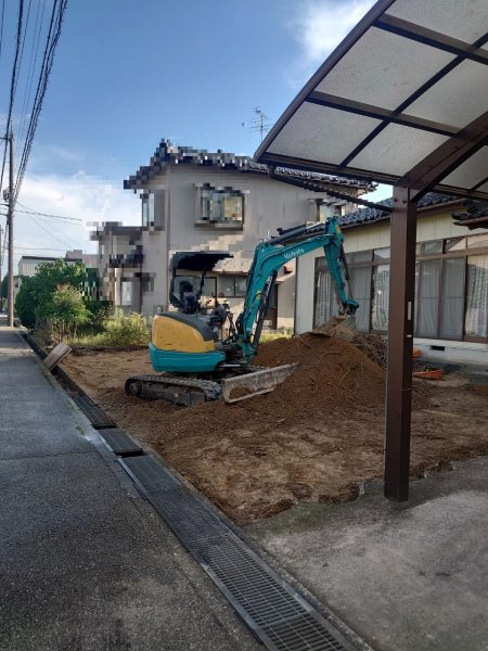 鋤取り（すきとり）工事