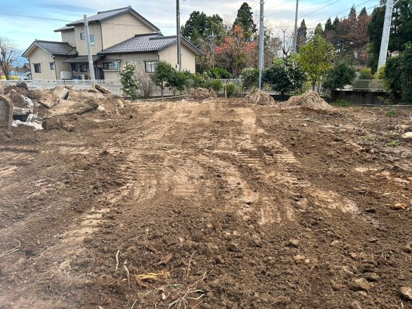 富山市での解体工事の一環、地中埋設物撤去4
